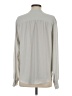 White House Black Market 100% Polyester Silver Long Sleeve Blouse Size 4 - photo 2