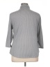 Eden & Olivia Houndstooth Gray 3/4 Sleeve Button-Down Shirt Size XL - photo 2