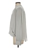 White House Black Market 100% Polyester Silver Long Sleeve Blouse Size 4 - photo 5
