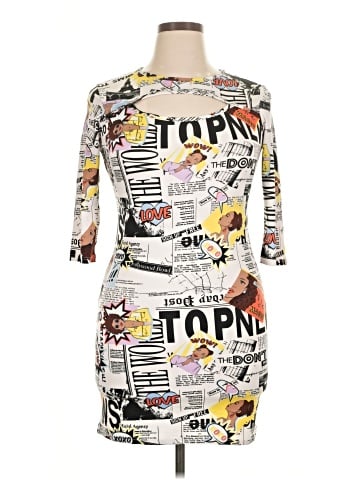 Rainbow Cocktail Dress (view 1)