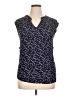 Le Lis Blue Sleeveless Blouse Size XL - photo 1