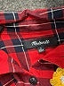 Madewell 100% Cotton Plaid Red Short Sleeve Blouse Size S - photo 7