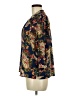 Investments 100% Polyester Floral Blue 3/4 Sleeve Blouse Size M (petite) - photo 5