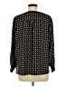 Investments 100% Polyester Polka Dots Black Long Sleeve Blouse Size M (petite) - photo 2