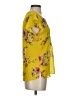 DR2 100% Polyester Yellow Short Sleeve Blouse Size XS - photo 4