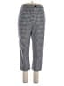 Sag Harbor Checkered-gingham Gray Casual Pants Size 14 - photo 1