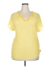 Jennie & Marlis Yellow Short Sleeve Top Size 2X - photo 1