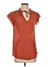 Unbranded Orange Short Sleeve Blouse Size S - photo 1