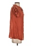 Unbranded Orange Short Sleeve Blouse Size S - photo 4