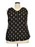db established 1962 100% Polyester Black Sleeveless Blouse Size 2X - photo 1