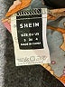 Shein 100% Viscose Orange 3/4 Sleeve Blouse Size 4 - photo 7