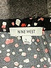 Nine West Hearts Black Short Sleeve Blouse Size L - photo 7