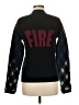 Kenzo Argyle Graphic Black Wool Cardigan Size S - photo 2