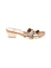Stuart Weitzman Tan Gold Sandals Size 7 1/2 - photo 1