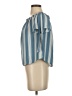 Lily White Blue Sleeveless Blouse Size S - photo 5