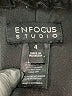 En Focus Studio Houndstooth Black Cocktail Dress Size 4 - photo 7