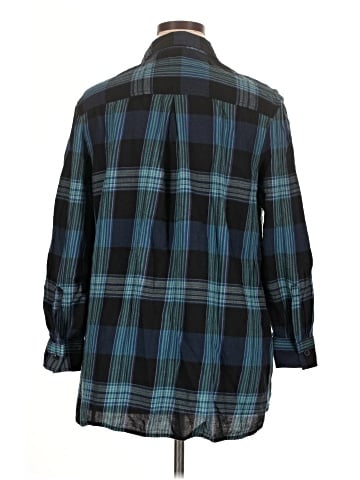 Faded Glory 3/4 Sleeve Button-Down Shirt (view 2)