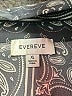 Evereve 100% Polyester Paisley Gray Long Sleeve Blouse Size XL - photo 7