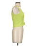 Happily Grey 100% Polyester Green Sleeveless Blouse Size S - photo 4