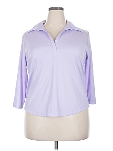 Venezia Jeans Clothing Co. 3/4 Sleeve Button-Down Shirt (view 1)