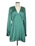 H&M 100% Polyester Teal Cocktail Dress Size M - photo 1