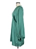 H&M 100% Polyester Teal Cocktail Dress Size M - photo 5