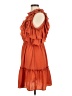Unbranded 100% Polyester Orange Casual Dress Size M - photo 5