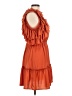 Unbranded 100% Polyester Orange Casual Dress Size M - photo 4