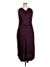 Bebe 100% Polyester Solid Burgundy Casual Dress Size XL - photo 1