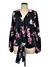 Unbranded Black Long Sleeve Blouse Size L - photo 1