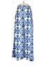 Shein 100% Polyester Print Blue Casual Pants Size 4 - photo 1