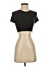 Smoothies Black Short Sleeve Turtleneck Size S - photo 1