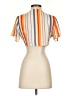 Zaful Orange Short Sleeve Blouse Size S - photo 2