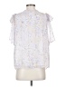 Ann Taylor Blue Short Sleeve Blouse Size XS - photo 2