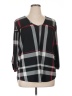 Cure 100% Polyester Black 3/4 Sleeve Blouse Size 1X - photo 1