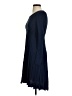 Max Studio Solid Blue Casual Dress Size XS - photo 5