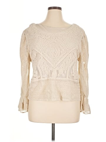 Ultra Pink Long Sleeve Blouse (view 1)