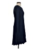 Max Studio Solid Blue Casual Dress Size XS - photo 4
