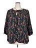 Papermoon 100% Polyester Teal 3/4 Sleeve Blouse Size 2X - photo 1