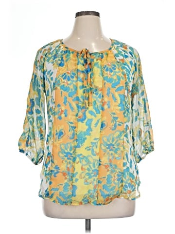 Figueroa & Flower 3/4 Sleeve Blouse (view 1)