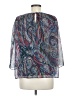 Ted Baker London Paisley Blue 3/4 Sleeve Blouse Size 6 (2) - photo 2