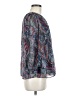 Ted Baker London Paisley Blue 3/4 Sleeve Blouse Size 6 (2) - photo 4