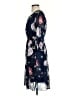 Alexa B 100% Polyester Floral Blue Cocktail Dress Size 4 - photo 5