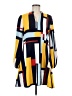 Unbranded 100% Polyester Color Block Yellow Casual Dress Size M - photo 1