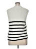 Old Navy Stripes White Sweater Vest Size XL - photo 2