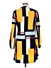 Unbranded 100% Polyester Color Block Yellow Casual Dress Size M - photo 2