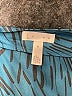 Leith 100% Polyester Animal Print Blue Casual Skirt Size M - photo 4