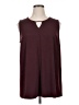 Catherines Burgundy Sleeveless Blouse Size 0X - photo 1