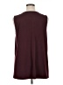 Catherines Burgundy Sleeveless Blouse Size 0X - photo 2