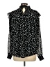 Torrid 100% Polyester Polka Dots Black Long Sleeve Blouse Size Lg Plus (0) - photo 2
